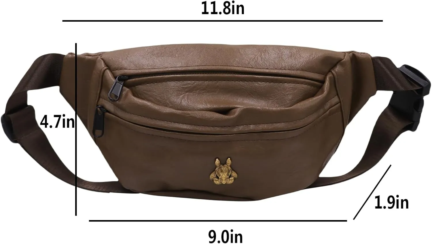 Women's Fringe Chest Bag Fanny Pack Tassel Crossbody Bag Shoulder Bag for Women Girls Black Belt Bag Travel Pouch