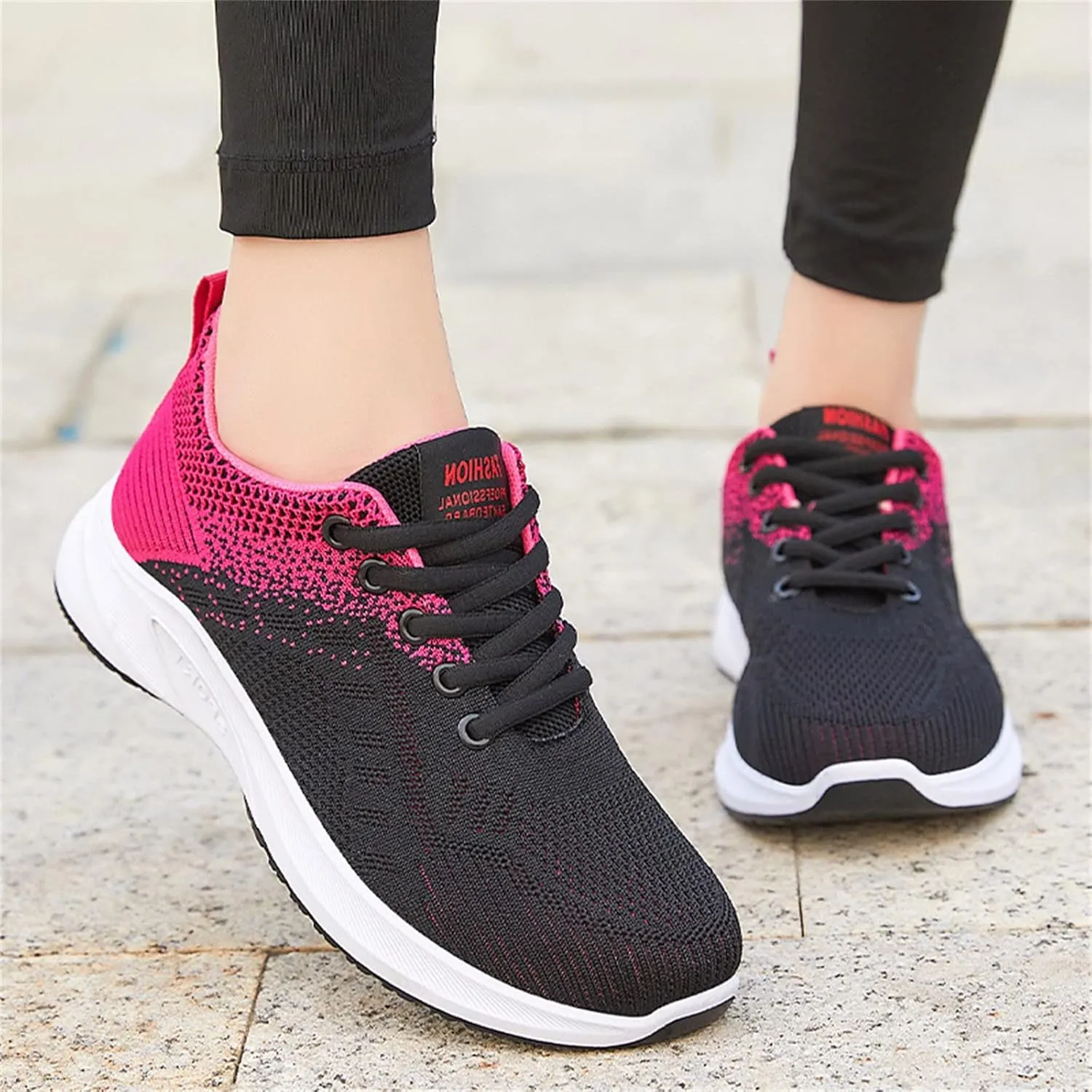 Women's Sneakers Athletic Sport Running Shoes Lace Up Mens Casual Shoes Slip On Men's Shoes Casual Black Platform Sneaker Tennis Shoe Cross Trainer Shoe