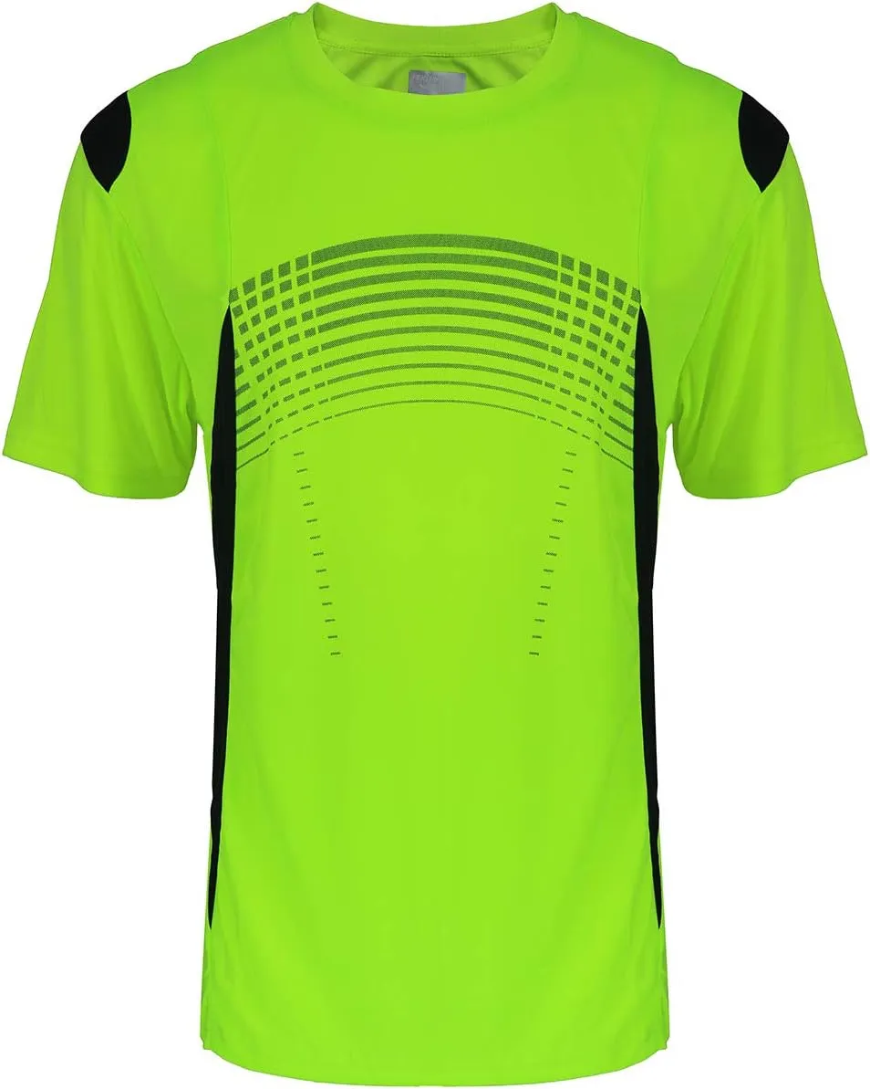 Yasumond Mens Active Quick Dry Crew Neck T Shirts | Athletic Running Gym Workout Short Sleeve Tee