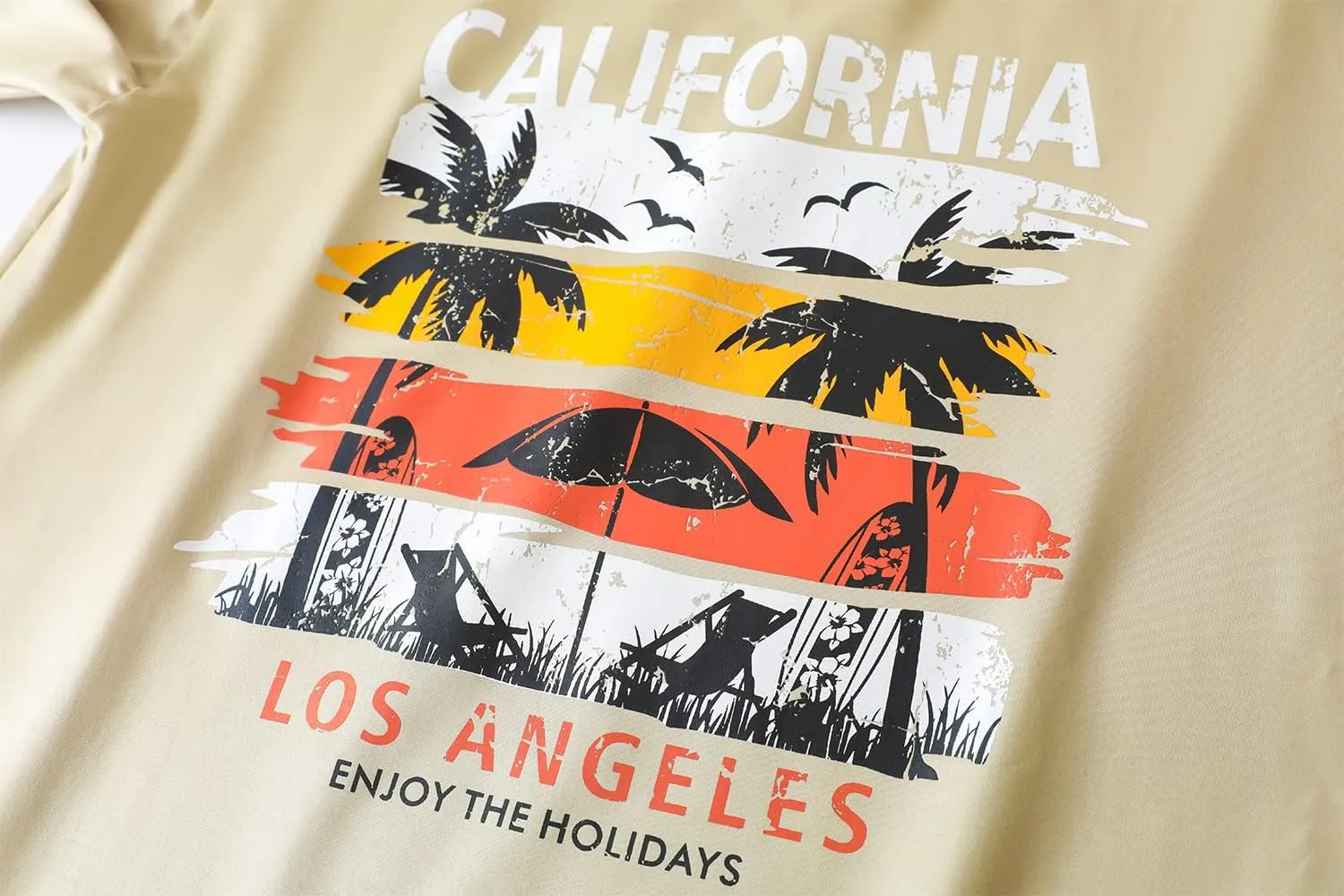 YIJIU Women's Graphic Oversized T Shirts Letter Print Short Sleeve Loose Casual Summer Tops